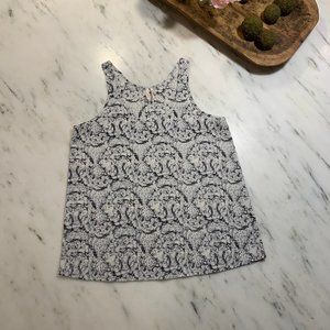 Frenchi Patterned Tank Top